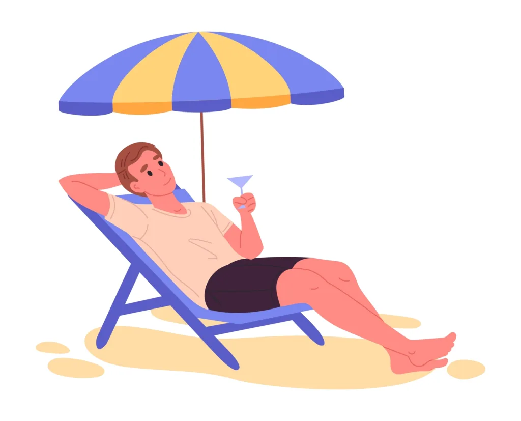 Guy chilling on the beach - Pentest Summer 2025